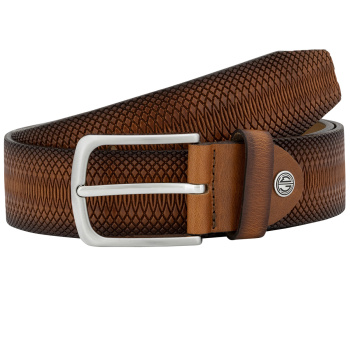 Lindenmann - módne doplnky pre mužov a ženy - Kožený opasok LINDENMANN 1000471 koňakovo hnedý