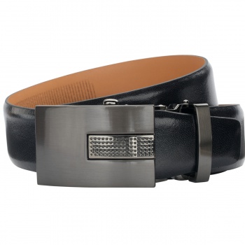 Lindenmann - módne doplnky pre mužov a ženy - Kožený opasok Lindenmann 5054 čierny