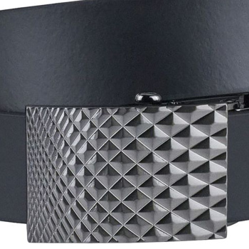 Lindenmann - módne doplnky pre mužov a ženy - Kožený opasok LINDENMANN 1005074 čierny