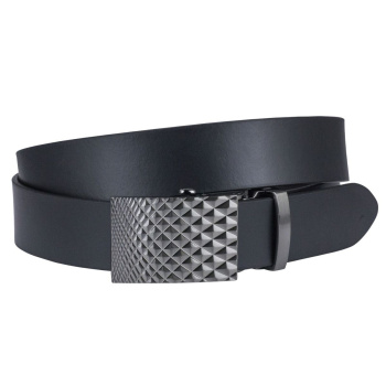 Lindenmann - módne doplnky pre mužov a ženy - Kožený opasok LINDENMANN 1005074 čierny