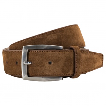 Lindenmann - módne doplnky pre mužov a ženy - Kožený opasok Lindenmann 7331 koňaková hnedá