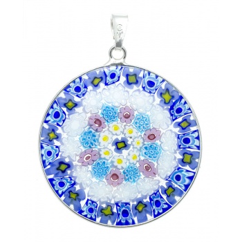 Šperky Murano Millefiori - Prívesok Millefiori 32 mm - 5