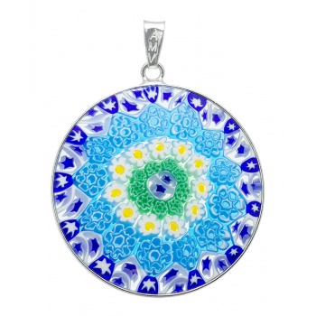 Šperky Murano Millefiori - Prívesok Millefiori 32 mm - 6