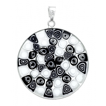 Šperky Murano Millefiori - Prívesok Millefiori 32 mm - 10