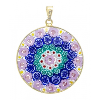 Šperky Murano Millefiori - Prívesok Millefiori 32 mm - 15