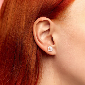  Šperky Murano Millefiori - Náušnice FRANCESCA - ružové