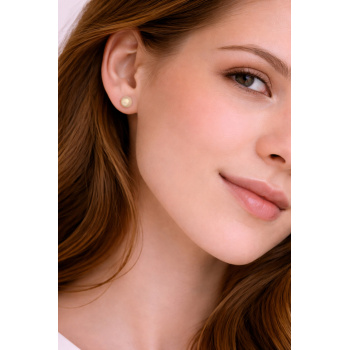  Šperky Murano Millefiori - Náušnice PERALDI - béžové