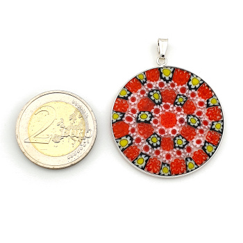 Prívesok Millefiori 36 mm - 04