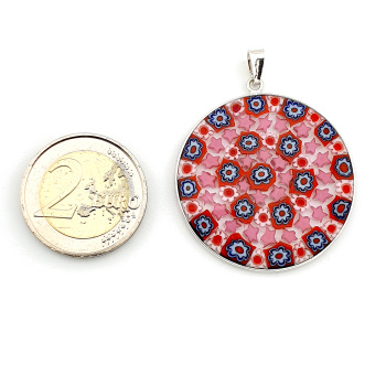 Šperky Prívesok Millefiori 36 mm - 05