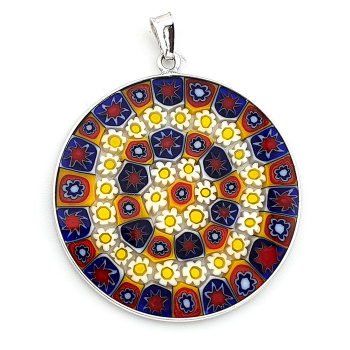 Šperky Prívesok Millefiori 36 mm - 06