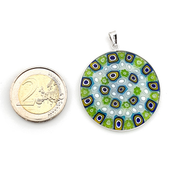 Šperky Prívesok Millefiori 36 mm - 07