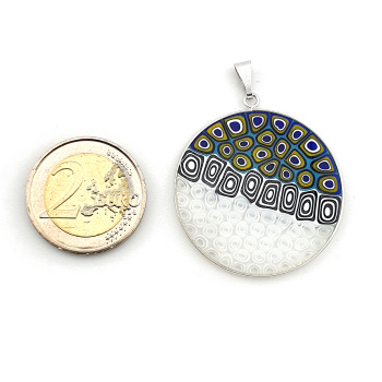 Šperky Murano Millefiori - Prívesok Millefiori 36 mm - 8