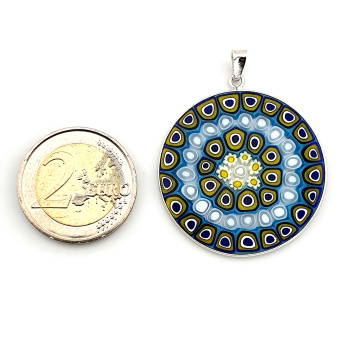 Šperky Murano Millefiori - Prívesok Millefiori 36 mm - 9