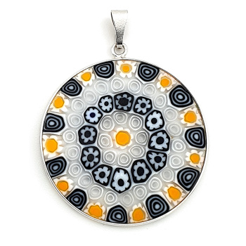 Šperky Murano Millefiori - Prívesok Millefiori 36 mm - 10