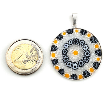 Šperky Murano Millefiori - Prívesok Millefiori 36 mm - 10