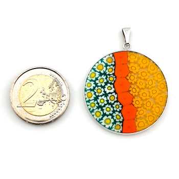 Šperky Prívesok Millefiori 36 mm - 11