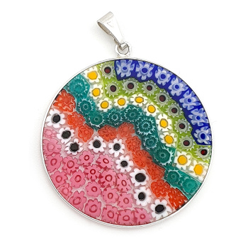 Šperky Prívesok Millefiori 36 mm - 12