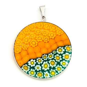 Šperky Prívesok Millefiori 36 mm - 13