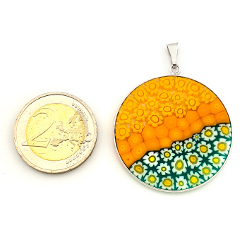 Šperky Prívesok Millefiori 36 mm - 13