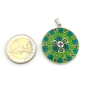 Šperky Prívesok Millefiori 32 mm - 01