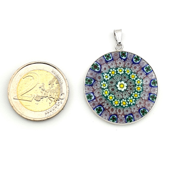 Šperky Prívesok Millefiori 32 mm - 02