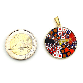 Šperky Prívesok Millefiori 26 mm - 04