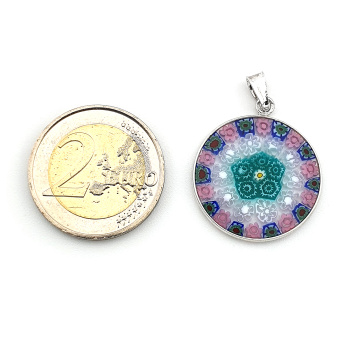 Šperky Prívesok Millefiori 23 mm - 04
