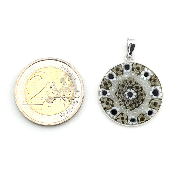 Šperky Prívesok Millefiori 23 mm - 05