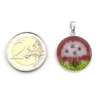 Šperky Prívesok Millefiori 23 mm - 06