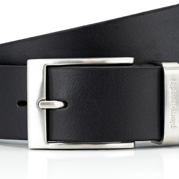 Lindenmann - módne doplnky pre mužov a ženy - Kožený opasok Pierre Cardin 1070255 čierny