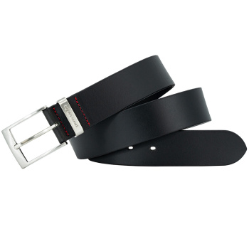 Lindenmann - módne doplnky pre mužov a ženy - Kožený opasok Pierre Cardin 1070255 čierny