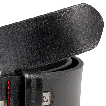 Lindenmann - módne doplnky pre mužov a ženy - Kožený opasok Pierre Cardin 1070436 čierny