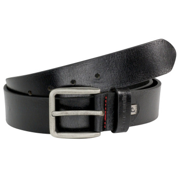 Lindenmann - módne doplnky pre mužov a ženy - Kožený opasok Pierre Cardin 1070436 čierny