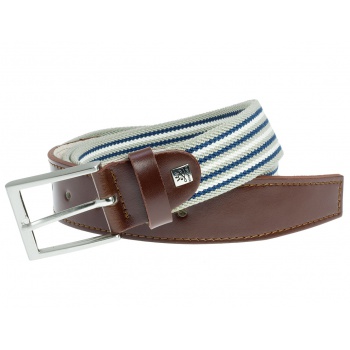 Lindenmann - módne doplnky pre mužov a ženy - Opasok Lindenmann 149 strečový - pásikový