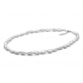 Šperky Gaura Pearls - Náhrdelník BIWA PERLA - biely