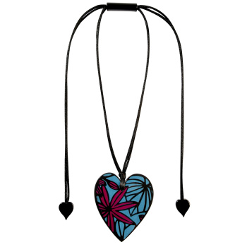 Šperky ZSISKA - Náhrdelník PRIMA HEART - modro-fialový