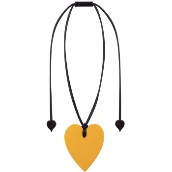 Šperky ZSISKA - Náhrdelník PRIMA HEART - oranžovo-tyrkysový