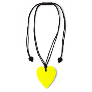 Šperky ZSISKA - Náhrdelník HEART - žltý