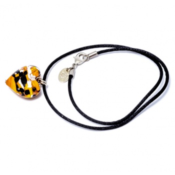Šperky Murano Millefiori - Náhrdelník LETICIA - žltá