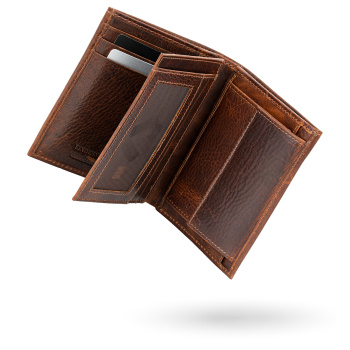 Lindenmann - módne doplnky pre mužov a ženy - Kožená peňaženka LINDENMANN RFID 6090028 hnedá