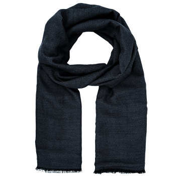 Lindenmann - módne doplnky pre mužov a ženy - Pánsky bavlnený šál LINDENMANN 6300110 šedý