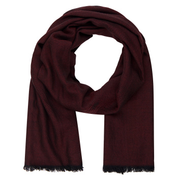 Lindenmann - módne doplnky pre mužov a ženy - Pánsky šál LINDENMANN 6311499 bavlnený bordový