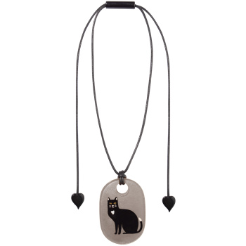 Šperky ZSISKA - Náhrdelník MICKEY - sivý