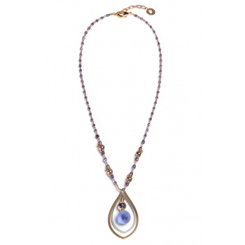 Šperky Murano Antica Murrina - Náhrdelník Delhi - fialový