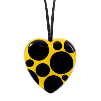 Šperky ZSISKA - Náhrdelník ITSYBITSY - žlto-čierne