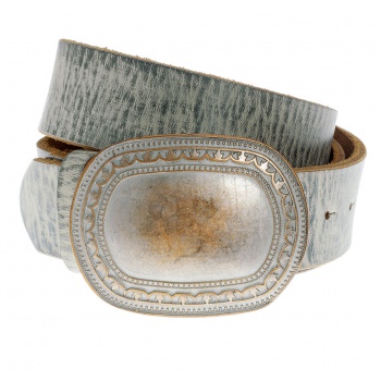 Lindenmann - módne doplnky pre mužov a ženy - Kožený opasok Lindenmann ArtBelt 95010 antik
