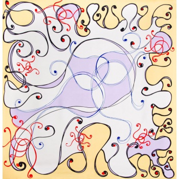 Módne doplnky pre ženy - Hodvábna šatka - A l´Aube au Monaco