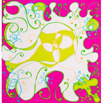 Módne doplnky pre ženy - Hodvábna šatka - Au Pays des Merveilles