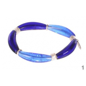 Šperky Murano Millefiori - Náramok KIM - modrý