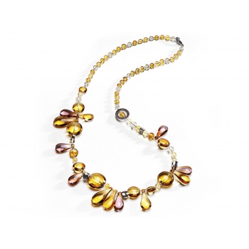 Šperky MURANO Antica Murinna  - Náhrdelník LAPILLI- oranžový